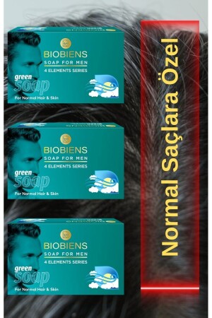 BioBiens Festes Shampoo für Männer, geeignet für alle Haartypen - 1