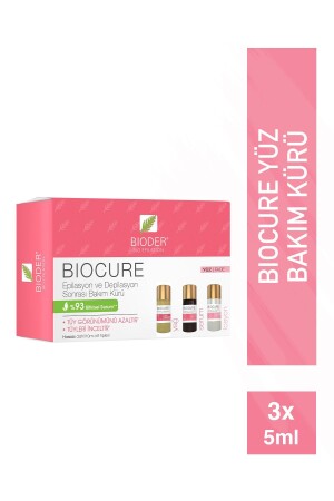 Biocure Hair Reducing Cure 3 x 5 ml – für unerwünschte Haare im Gesichtsbereich - 1