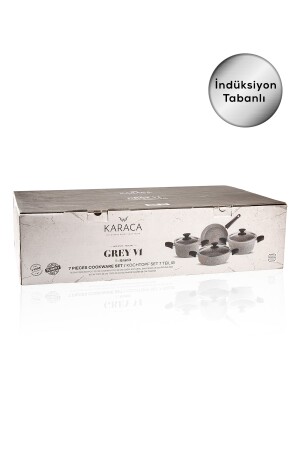 Biogranit Grey Neues 7-teiliges Kochgeschirr-Set 153. 03. 08. 1152 - 6