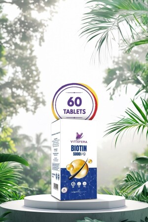 Biotin 5000 µg 60 Tabletten - 5