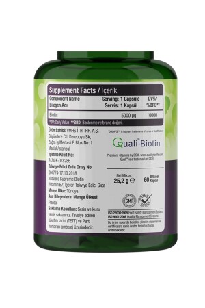 Biotin 5000 Mcg 60 Kapsül - 6