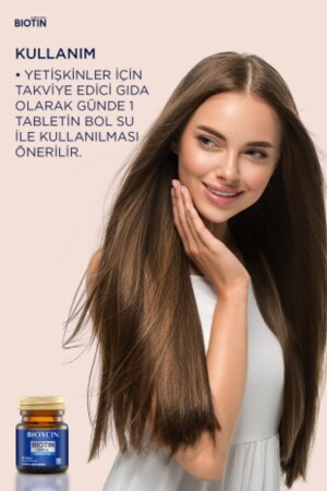 Biotin 5000 Mcg Takviye Edici Gıda 60 Tablet - Sağlıklı Saç, Cilt, Tırnak 8680512628019 - 8