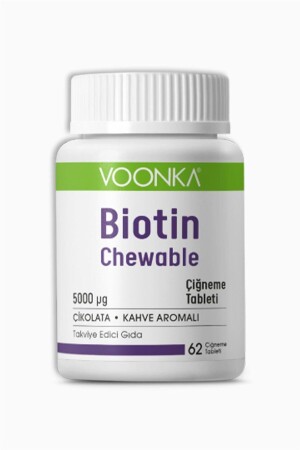 Biotin Chewable 62 Çiğneme Tableti VNKBTN62 - 2