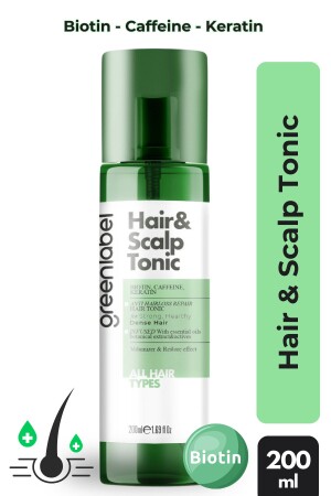 Biotin Keratin Içeren Saç Toniği Saç Derisi Güçlendirici Ve Dökülme Karşıtı Hair Scalp Tonic 200ml. - 1