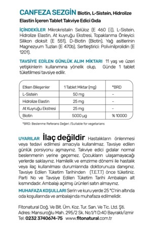 Biotin L-Cystein & hydrolysiertes Elastin & Schachtelhalmextrakt - 5