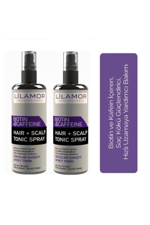 MNZ- Biotin& Caffeine مضاد للشعر رش طون 250 مل - Lilamor