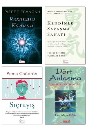 (مـنـز) - الأربع اتفاقات (تولتيك) كتاب الحكمة (قانون الصدى (بيـر فرانك) فن القتال بنفسك (القفز) - Koridor Yayıncılık