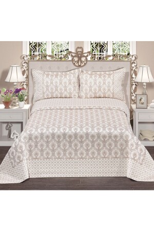 غطاء سريري مزدوج (برون) - Birhome