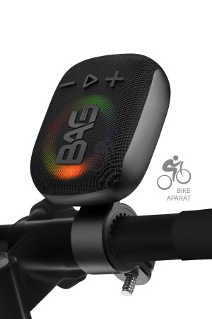 Bisiklet, Motorsiklet Uyumlu Gidon Kemer Aparatlı Hafıza Kartı Usb Girişli Bluetooth BAG Hoparlör - 3