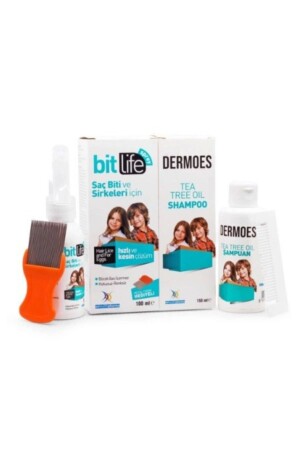 Bit Life Spray 100 ml + Bit Life Shampoo 150 ml Iron Comb Kofre - 2