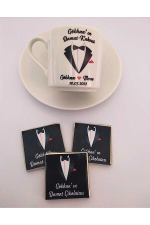 Bitte um eine Promise Groom's Coffee Cup und Groom's Chocolate Set damatcoffeecikolata1 - 6