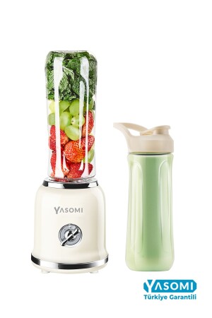 Bl019 Retro Smoothie Blender Bej ( Türkiye Garantili ) - 2