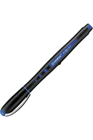 Black 0.5mm Kapaklı Jel Roller Kalem Mavi - 1