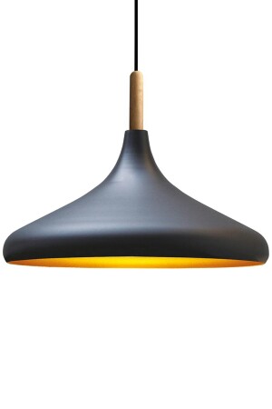 Black Champion Einzel-Kronleuchter aus Holz, Hängelampe, Wohnzimmer, Küche, Café, Boutique-Lampe, Beleuchtung, Kronleuchter BMM2066A - 9