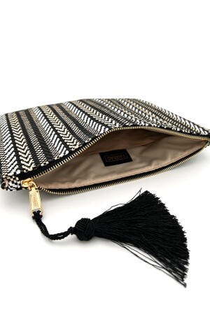 Black Garden Kadın Hasır Clutch & Portföy C062201 - 3