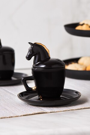 Black Horse Kaffeetassen-Set für 2 Personen 90 ml 153. 03. 06. 6911 - 5