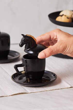 Black Horse Kaffeetassen-Set für 2 Personen 90 ml 153. 03. 06. 6911 - 7