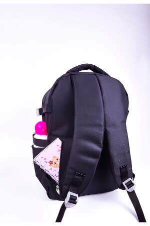 Black Lejon Company Kawaii-Rucksack im koreanischen Stil, komplett mit Zubehör, orthopädischer Alltagsrucksack für die Schule - 6