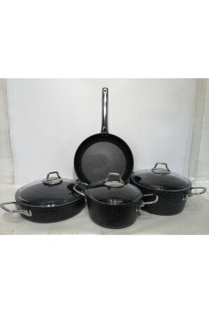 Black Line Granit-Set 7-teilig Schwarz 8699996626220 - 4