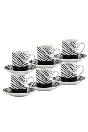 Black Nera Set mit 6 Kaffeetassen 90 ml 600. 15. 01. 2403 - 6