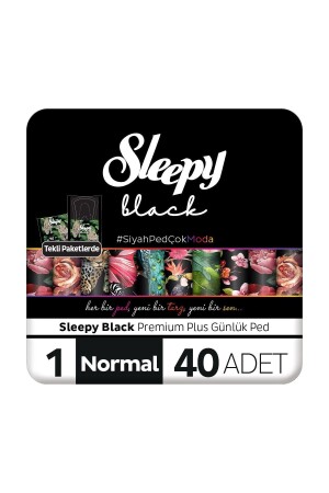 Black Premium Plus Günlük Ped Normal 40 Adet Ped - 1