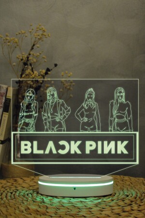 Blackpink 3 Boyutlu 16 Renk Dekoratif Gece Lambası 3d TYC00395787462 - 6