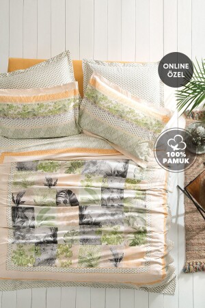 Blair Doppel-Piqué-Set – Orange - Yataş