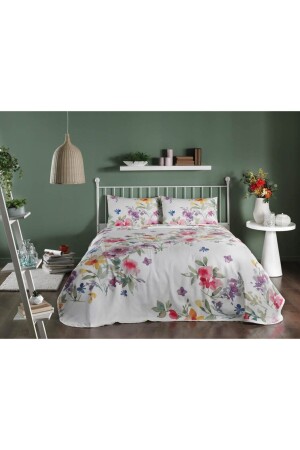 Blanche Doppelbett-Bettwäsche-Set aus 100 % Baumwolle, Flieder, TYC00260840755 - Taç