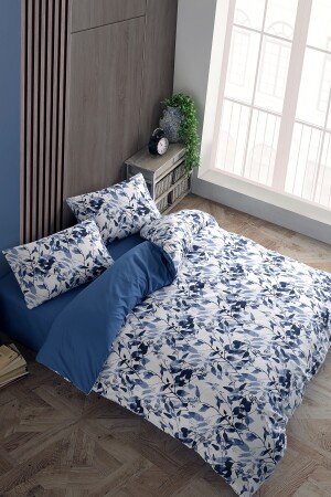 Blätter 100 % Baumwolle Ranforce Single Double Sided Duvet Cover Set 160x220 CTNTLV16 - 7