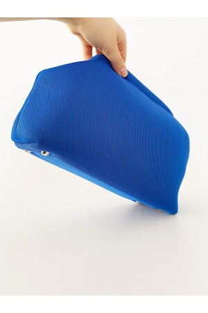 Blaue Clutch-Handtasche für Damen - 5