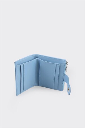 Blaue Damenbrieftasche - 3