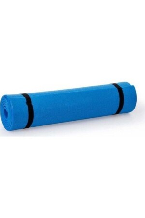 Blaue doppelseitige Yoga-Pilates-Matte, Trainingsmatte, 150 x 50 x 0,7 cm - 1