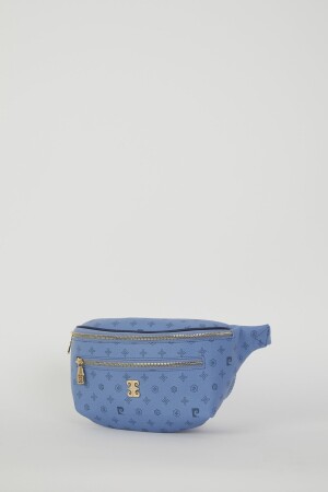 Blaue Monogramm-Damen-Gürteltasche 05PO22Y1542 - 4