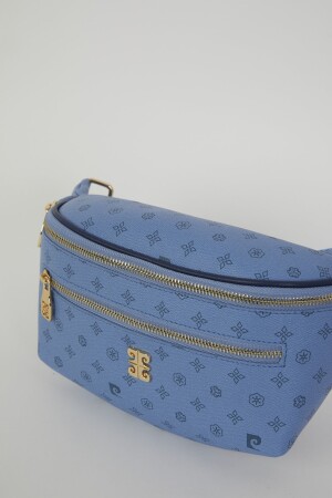 Blaue Monogramm-Damen-Gürteltasche 05PO22Y1542 - 5