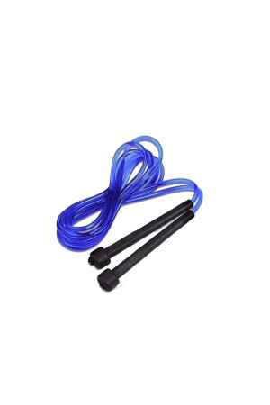 Blaue Pilates-Matte, Widerstandsband, Springseil und achteckiger Übungsreifen, Übungsset, Pilates-Set - 4