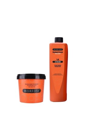 Blauer Puder-Haaraufheller Oryal 1000 g und 30-Volumen-Oxidationsmittel 1000 ml - 1