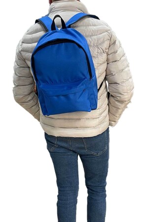 Blauer Rucksack, Sporttasche – blaue Schultasche, Tasche für den täglichen Gebrauch, blau - 5