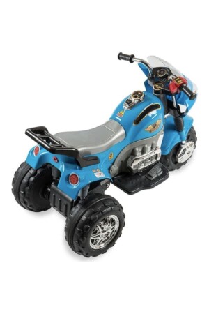 Blaues, batteriebetriebenes 12-Volt-Motorrad für Kinder von GFBNC - 2