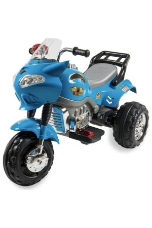 Blaues, batteriebetriebenes 12-Volt-Motorrad für Kinder von GFBNC - 1