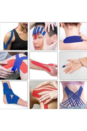 Blaues Kinesiotape – Kinesiotape – Schmerztape – Athletentape - 4