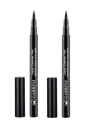 Bleistift Dipliner Schwarzer wasserfester flüssiger Eyeliner-Stift - 2