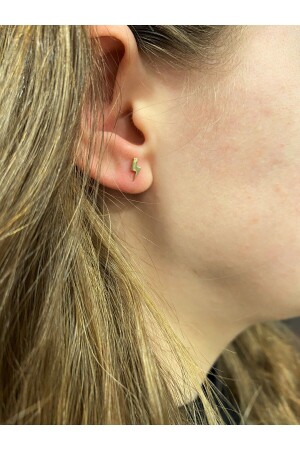 Blitz-Tragus-Piercing-Goldohrring - 1