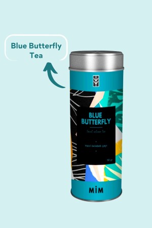 Blue Butterfly Bubble Tea Set - 4
