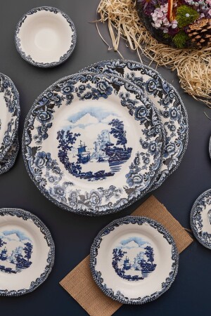 Blue Iliad 26-teiliges Frühstücks-/Service-Set für 6 Personen 153. 03. 08. 1458 - Karaca