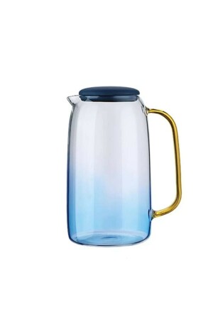 Blue Life Borosilikat 1500 ml hitzebeständiger farbiger Trendglaskrug PRA-4395664-5080 - 4