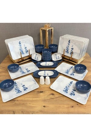 Blue Magic Set Abendessen und Frühstück 34-teilig für 12 Personen dmt2121342134 - 2