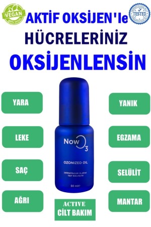 Blue Ozonized Oil - Ozon Yağı 50 Ml Aktif Oksijenle Hasarlı Cilt Bakımı BLUEOZONE - 1