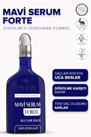 Blue Serum Forte (Haarpflegeserum, das für neue Haarbildung und gegen Haarausfall sorgt) (100 ml) - 1