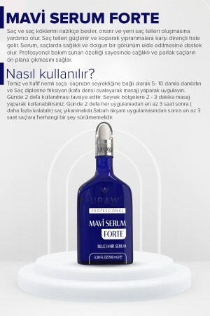 Blue Serum Forte (Haarpflegeserum, das für neue Haarbildung und gegen Haarausfall sorgt) (100 ml) - 5