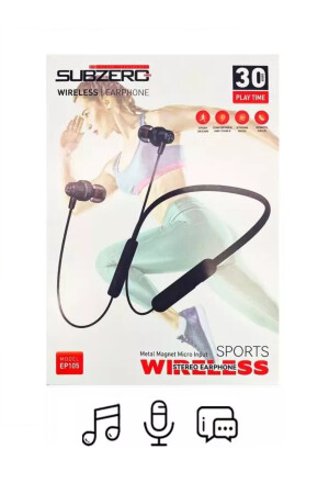 Bluetooth-Athletenkopfhörer mit Umhängeband (30 Stunden) GİYITEC020221EP1051 - 1